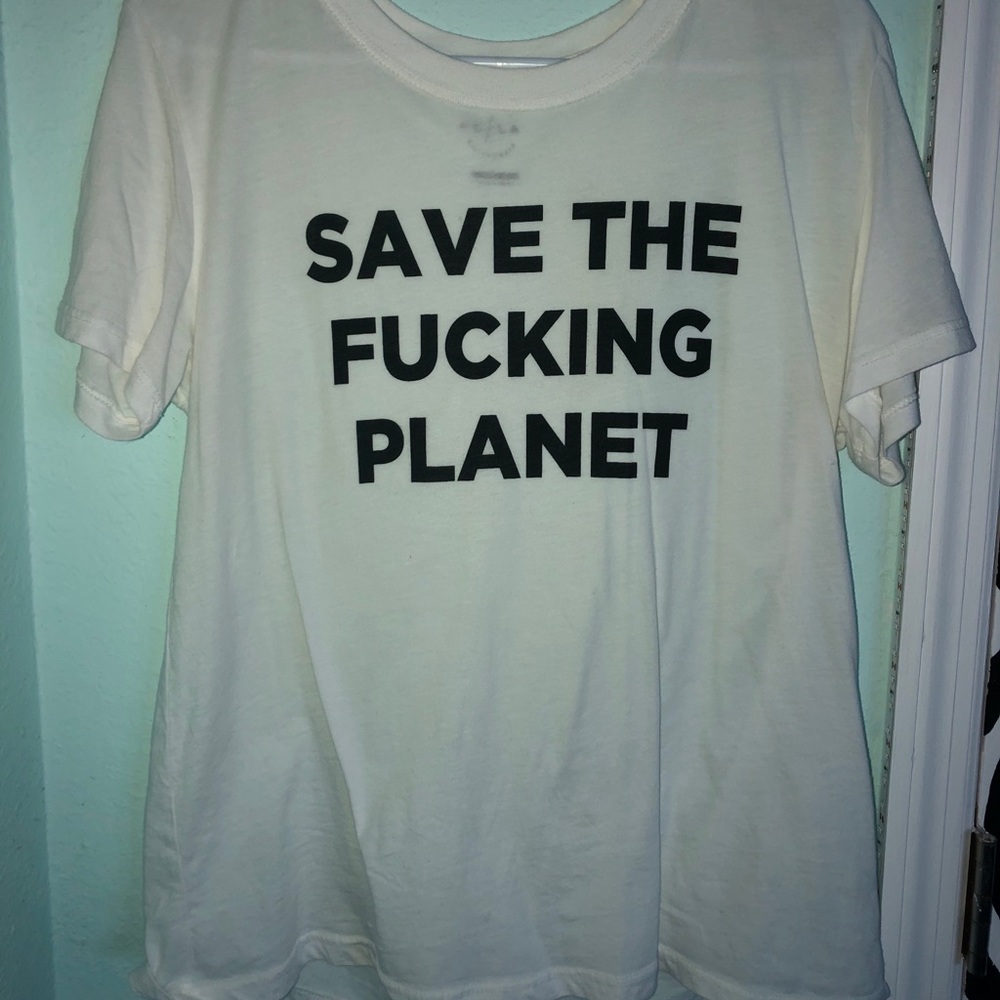 Save the Fucking Planet PacSun T-shirt